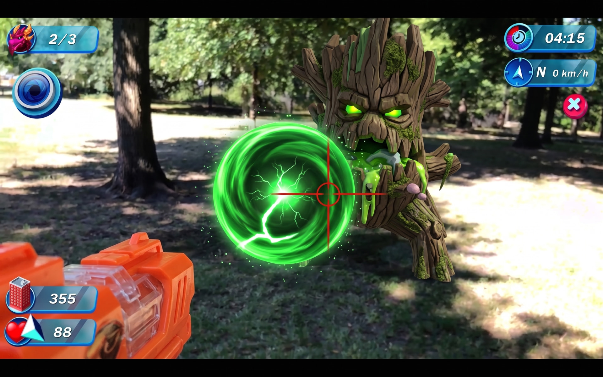 Outdoor AR-Handyspiel